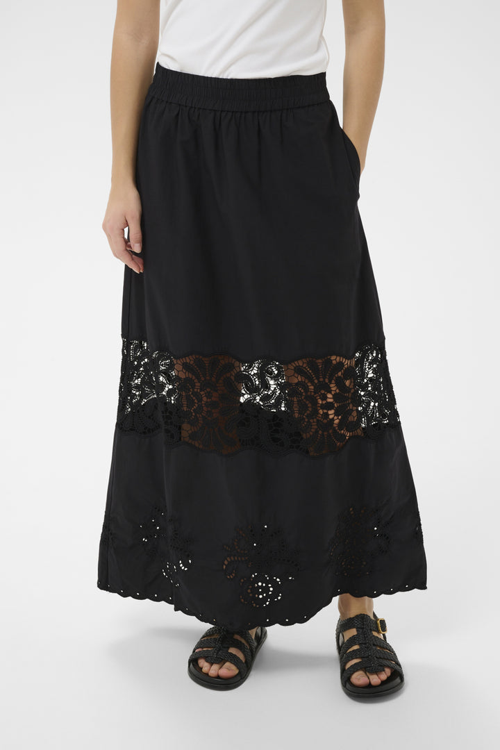 ANCIA SCALLOP SKIRT (BLACK) - PART TWO