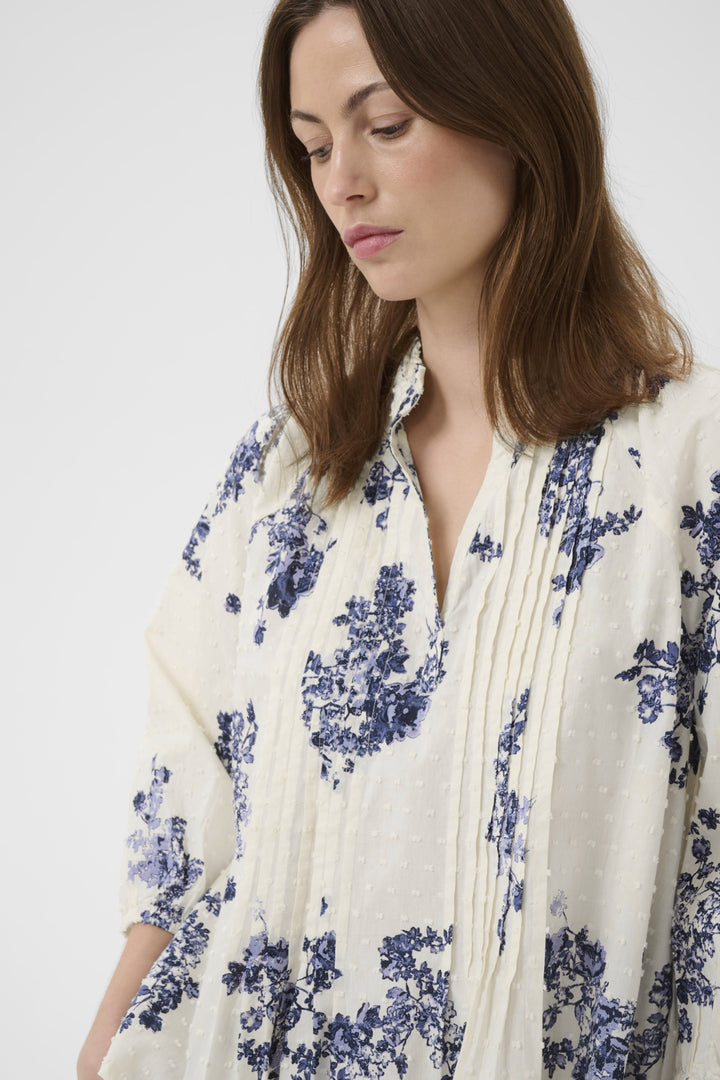ALETTA BLOUSE (BLUE SHADOW FLORAL) - PART TWO