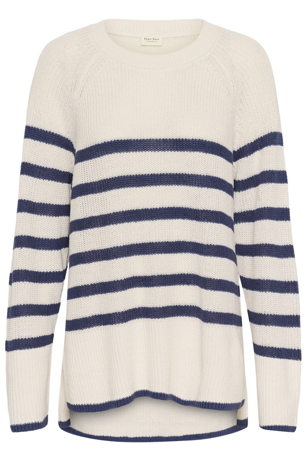 AUDRINA STRIPED PULLOVER (BLUE STRIPE) - PART TWO