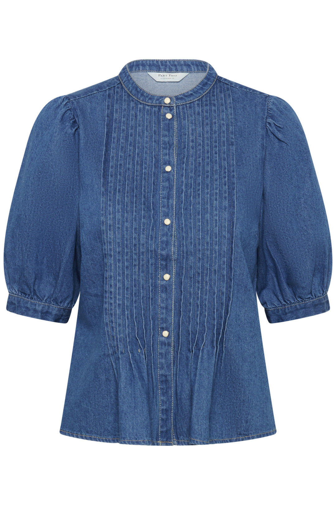 ALESIA SHIRT (MEDIUM BLUE DENIM) - PART TWO