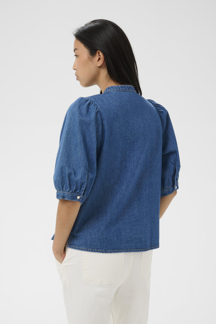 ALESIA SHIRT (MEDIUM BLUE DENIM) - PART TWO