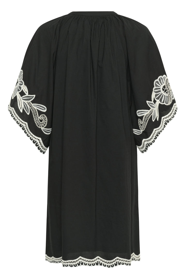 BREANNA DRESS (BLACK OFF WHITE) - PART TWO