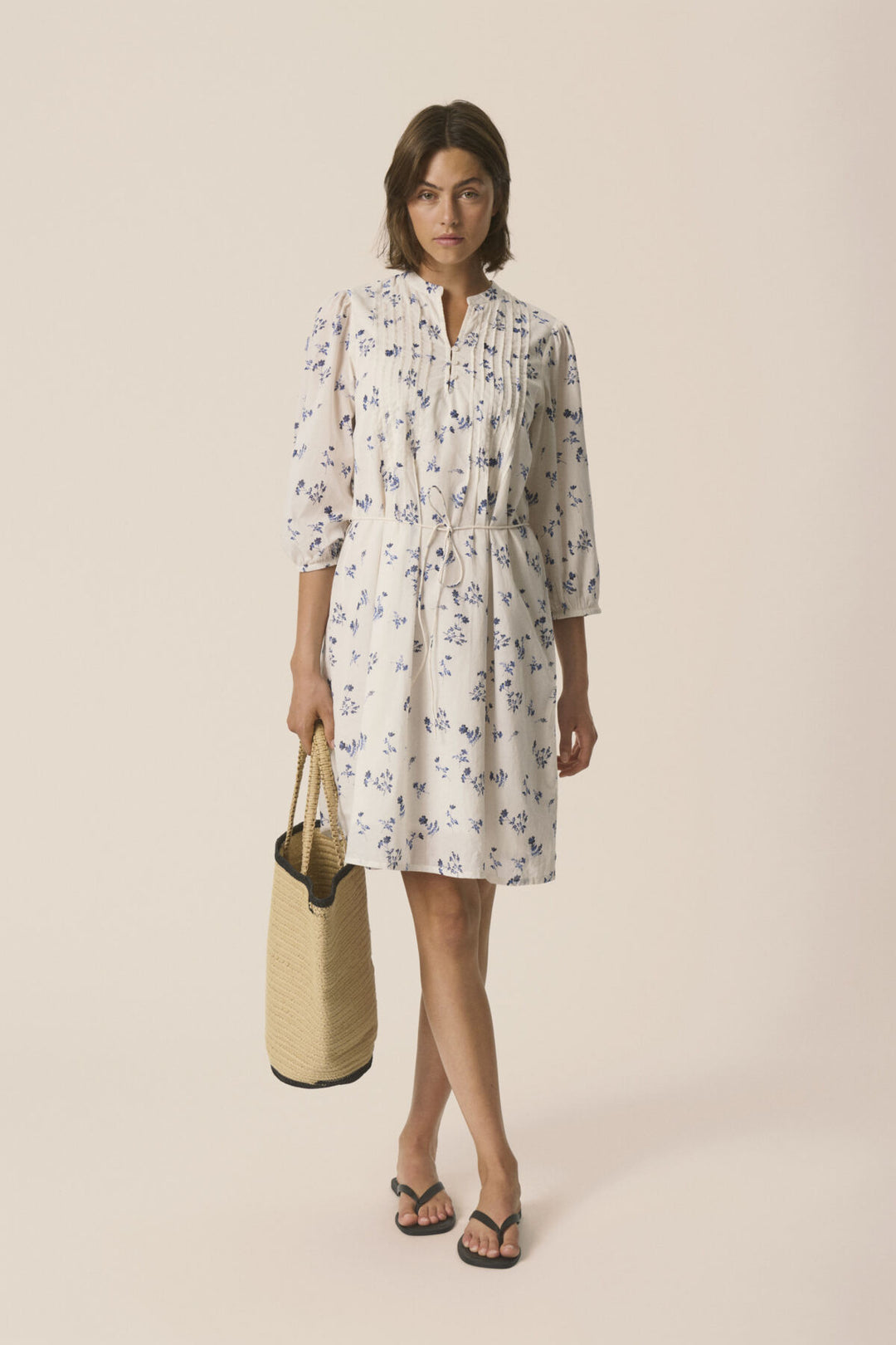 BRYNJA DRESS (BLUE BOUQUET PRINT) - PART TWO