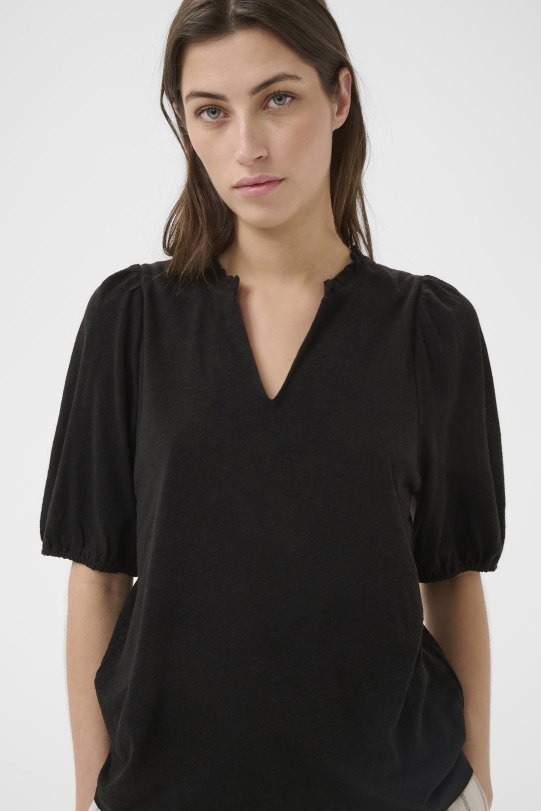 BRYNILD BLOUSE (BLACK) - PART TWO
