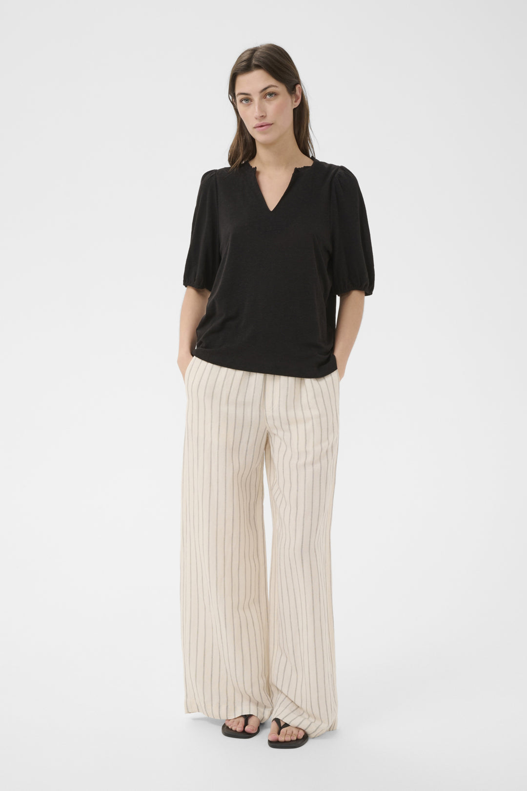 BRYNILD BLOUSE (BLACK) - PART TWO