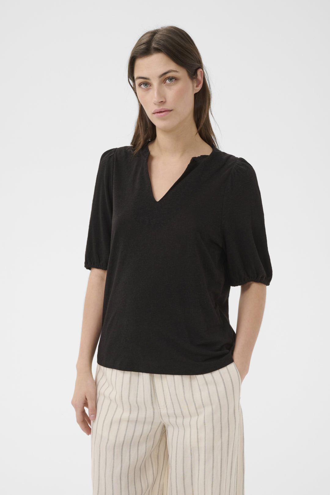 BRYNILD BLOUSE (BLACK) - PART TWO