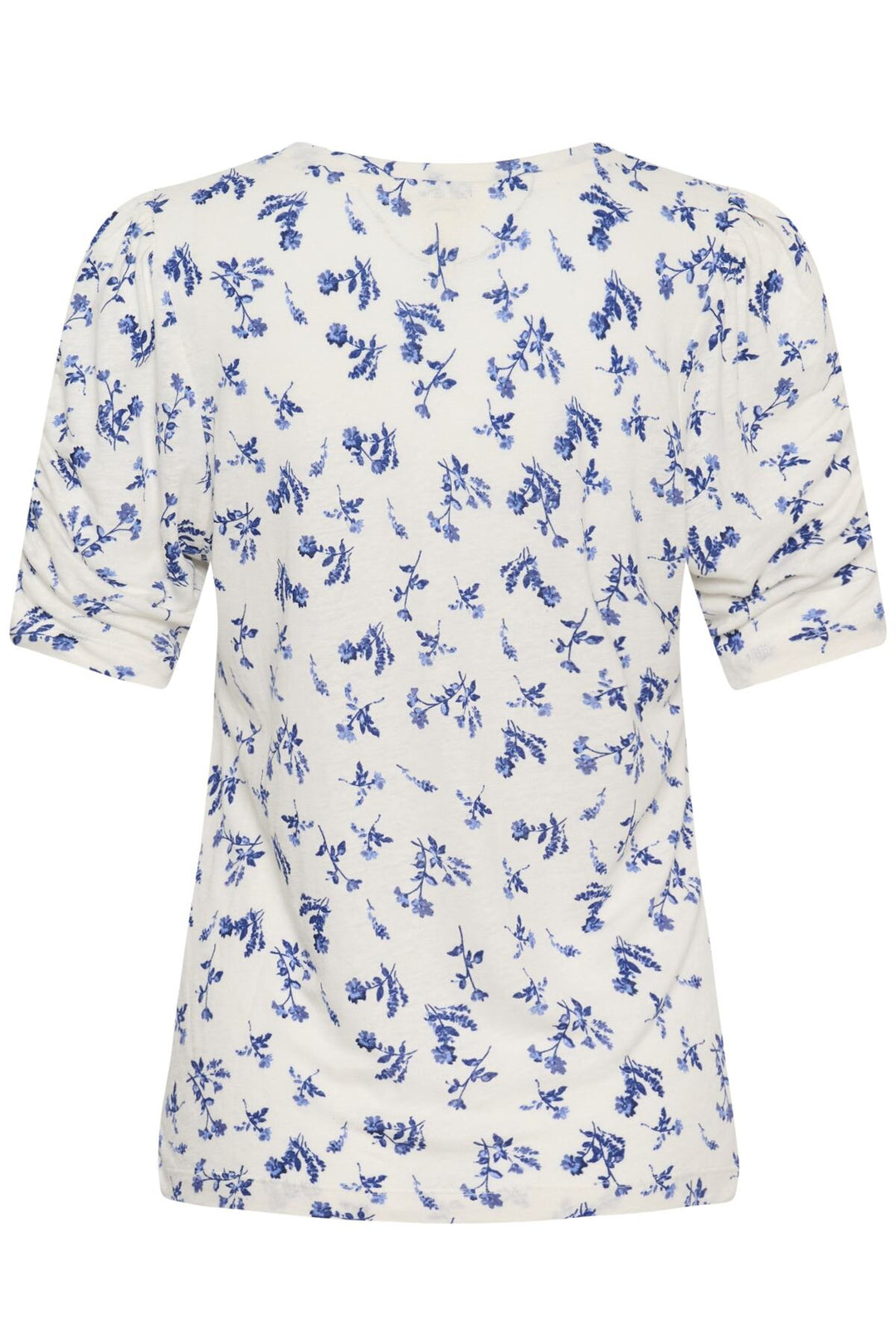 BRIZETTE T-SHIRTS (BLUE BOUQUET PRINT) - PART TWO