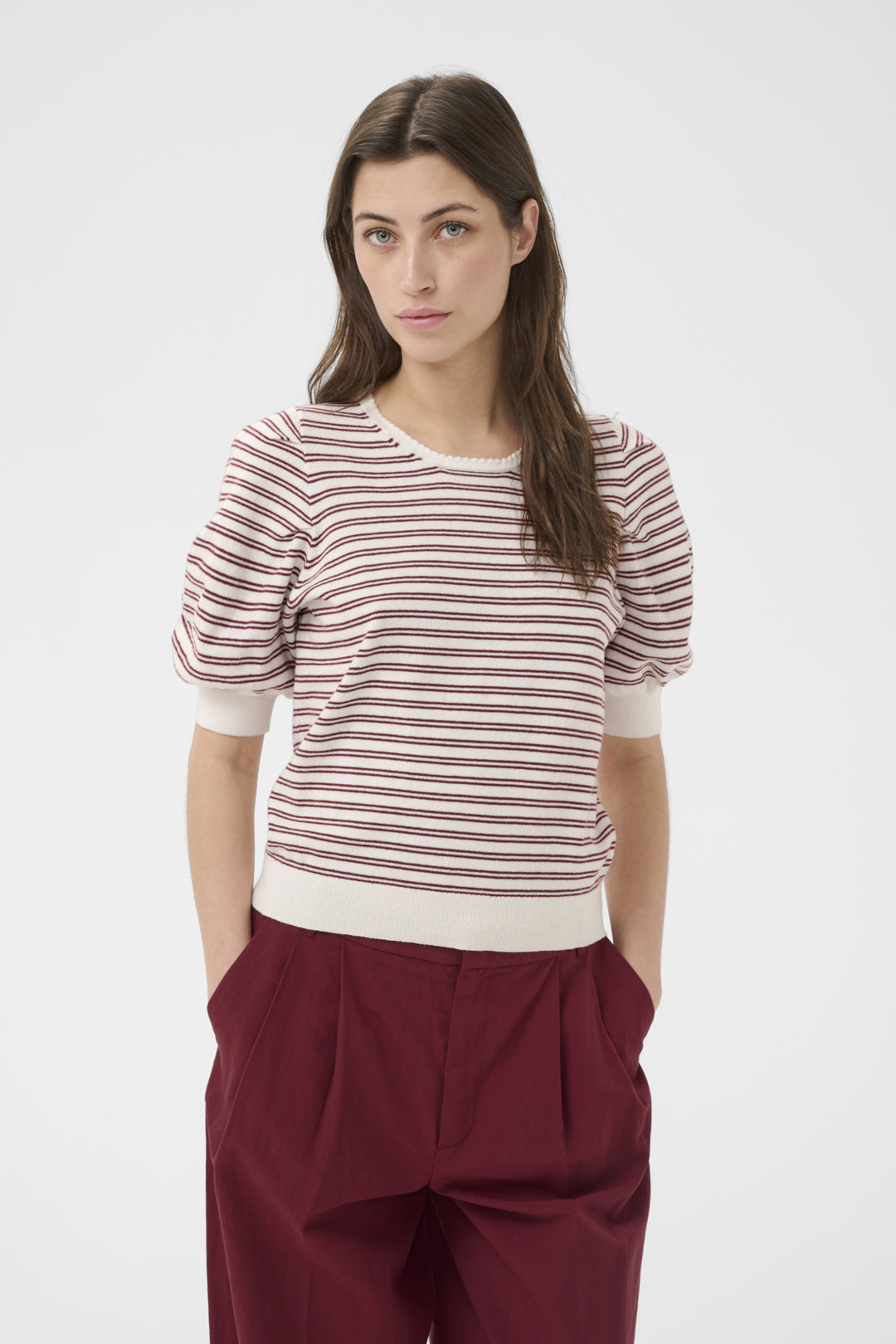 VARAIAN S/S PULLOVER (BURNT RUSSET STRIPE) - PART TWO