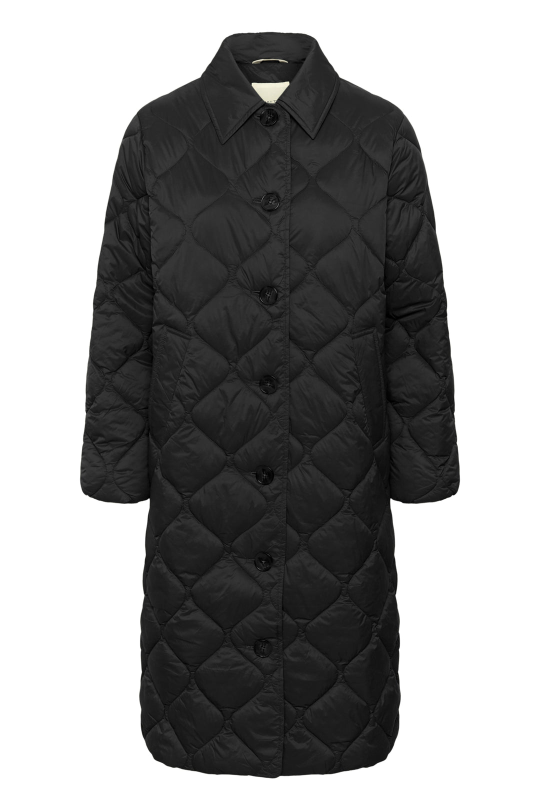 CARINE QUILTED COAT (BLACK) - PART TWO