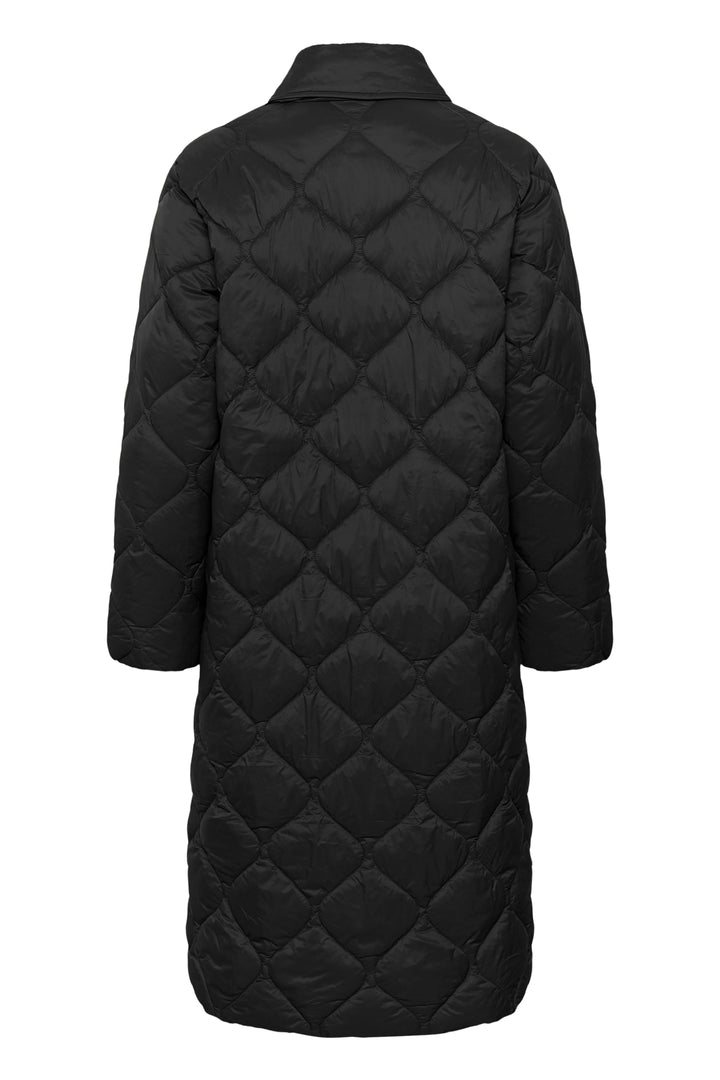 CARINE QUILTED COAT (BLACK) - PART TWO