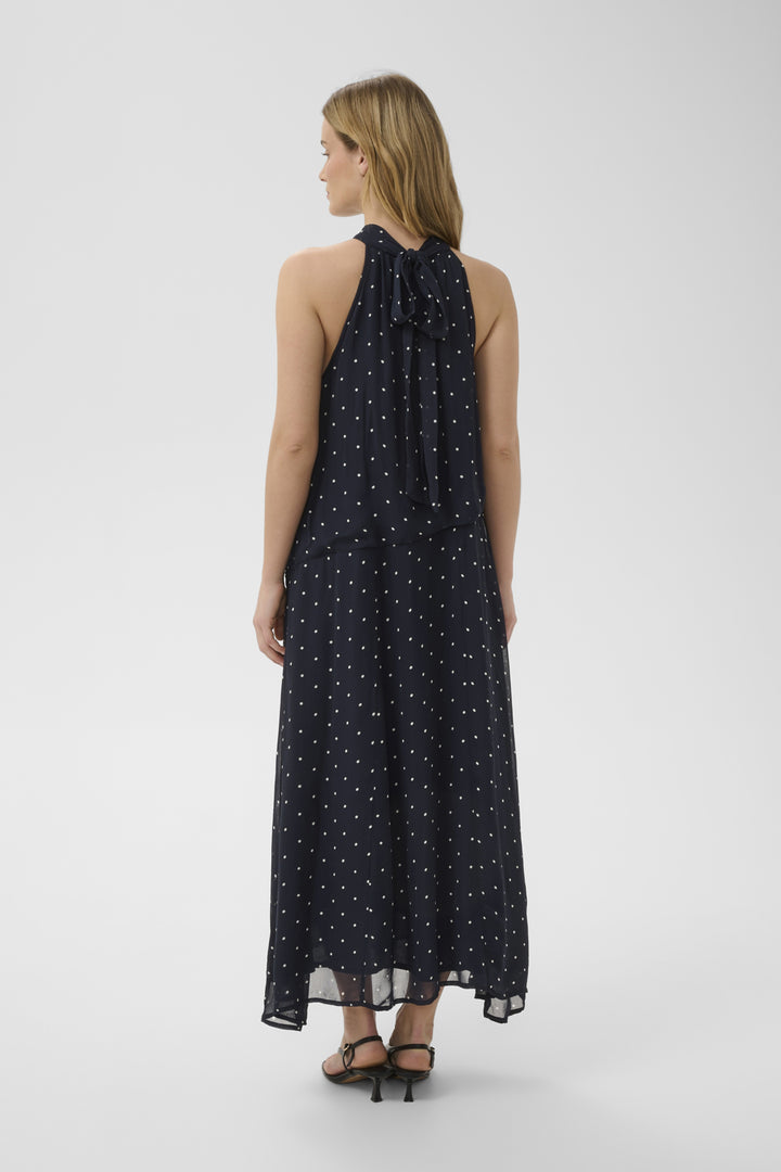 DORTHEMIE DRESS (DARK NAVY DOT PRINT) - PART TWO