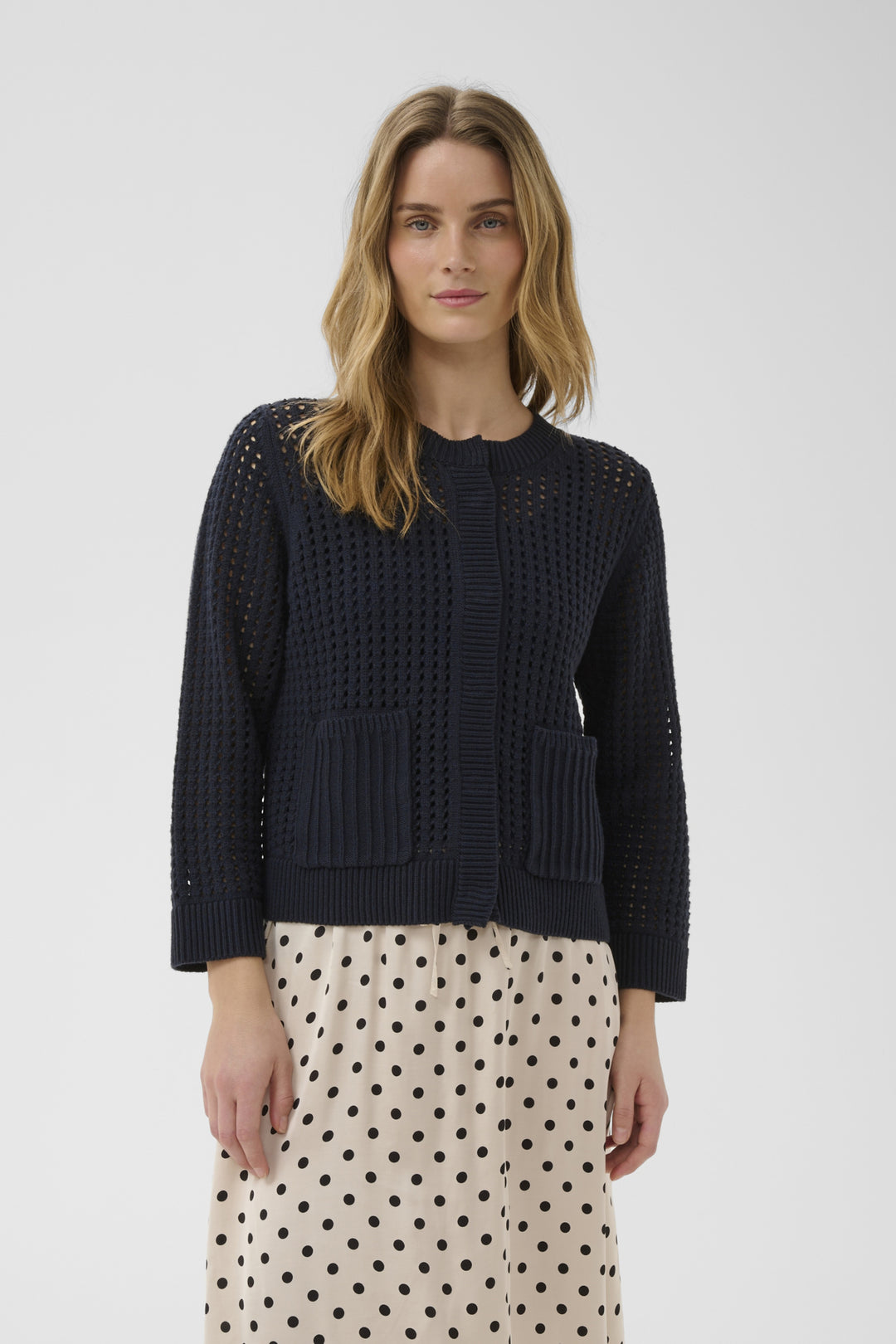 DENIZE CARDIGAN (DARK NAVY) - PART TWO