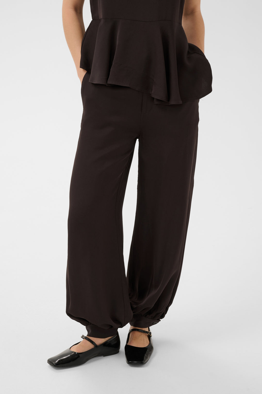 CAMBRIA BALLOON PANTS (MOLE) - PART TWO