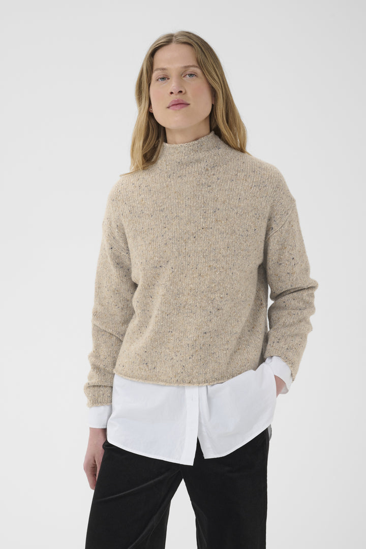 CHANELLY HIGH NECK PULLOVER SWEATER (NEUTRAL NEPSE) - PART TWO