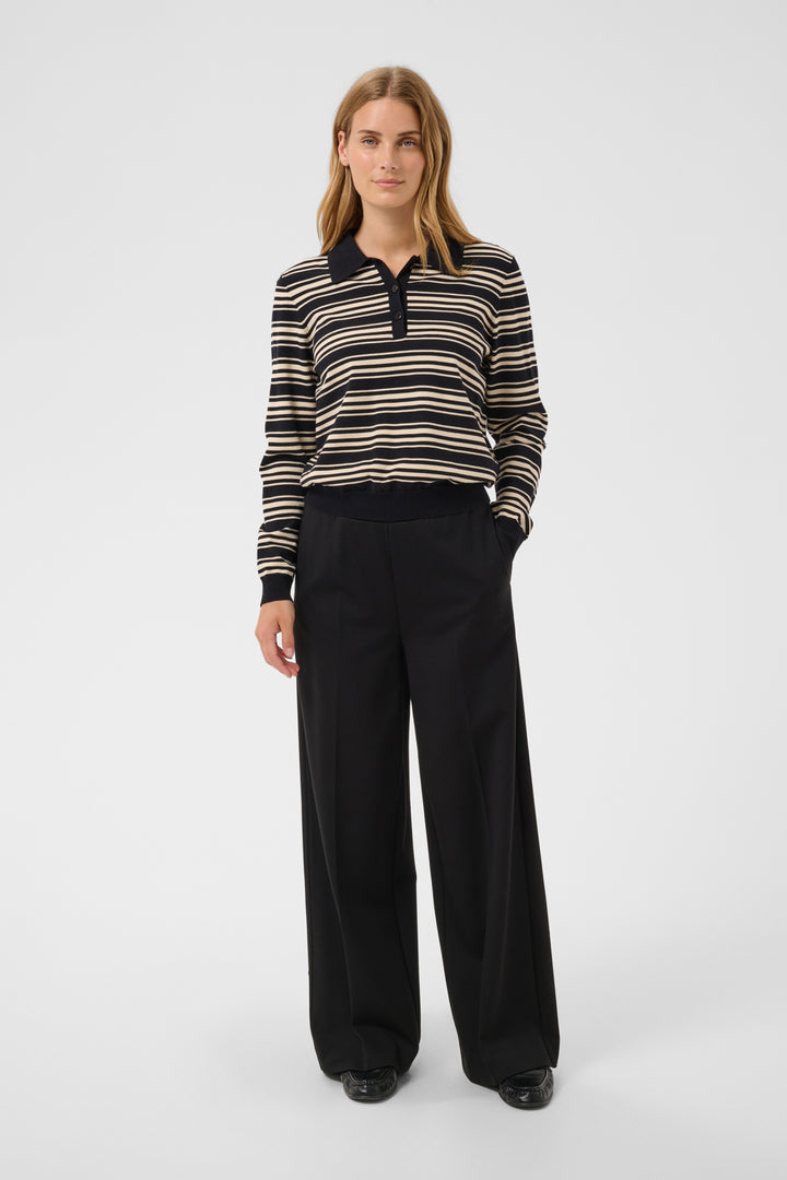 CONCIA WIDE LEG PANT (BLACK) - PART TWO