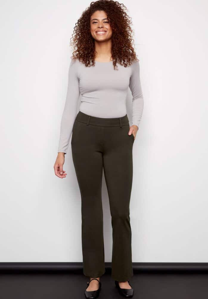 AXEL PONTE BOOT LEG PANT (FERN) - TYLER MADISON