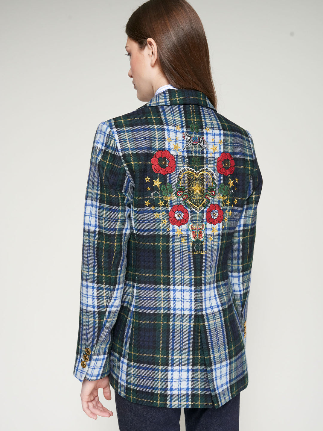 ROCK EMB JACKET WITH EMBROIDERY - VILAGALLO