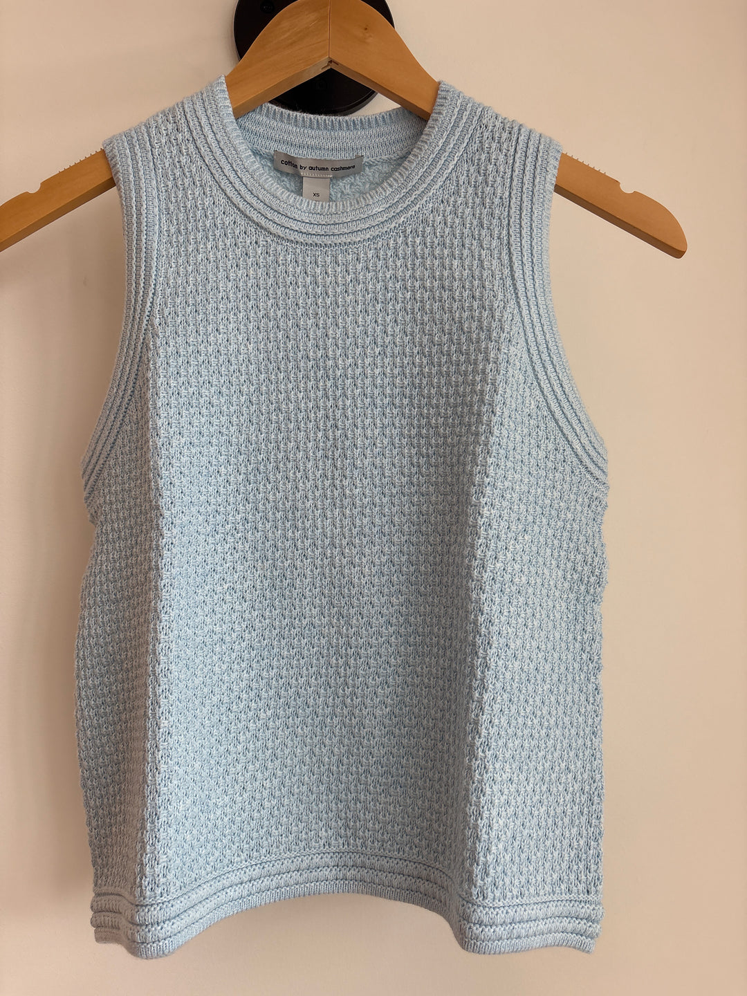 TEXTURE STITCH TANK (FREEZE) - AUTUMN CASHMERE