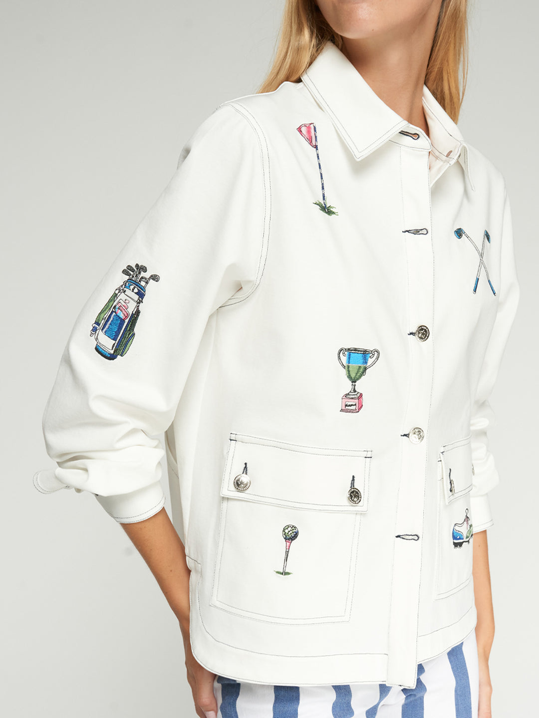 BALMORAL EMB GOLF JACKET - VILAGALLO