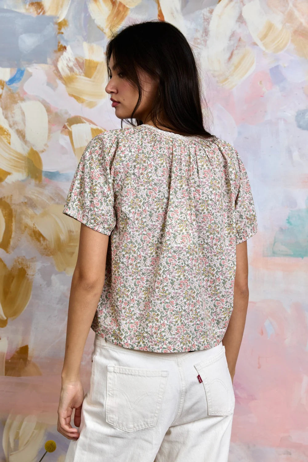 LORI TOP (NAZANIN LIBERTY PRINT) - LOVE THE LABEL