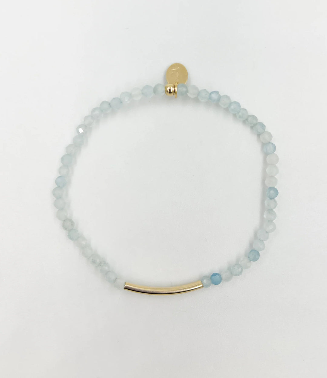 SUMMER SANDBAR BRACELET (GOLD AQUAMARINE) - SASKIA DEVRIES