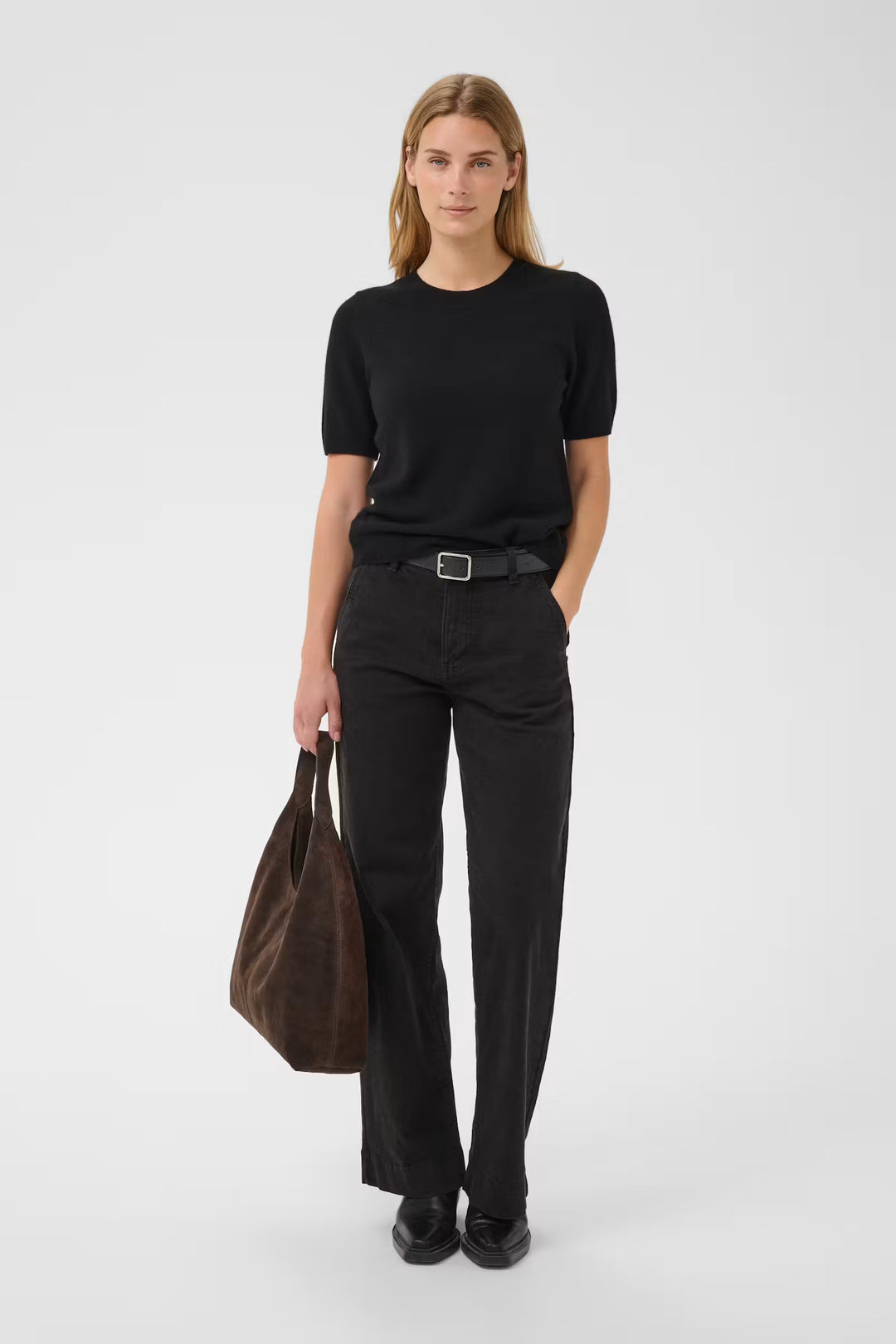 EVERLOTTA PULLOVER CASHMERE SWEATER (BLACK) - PART TWO
