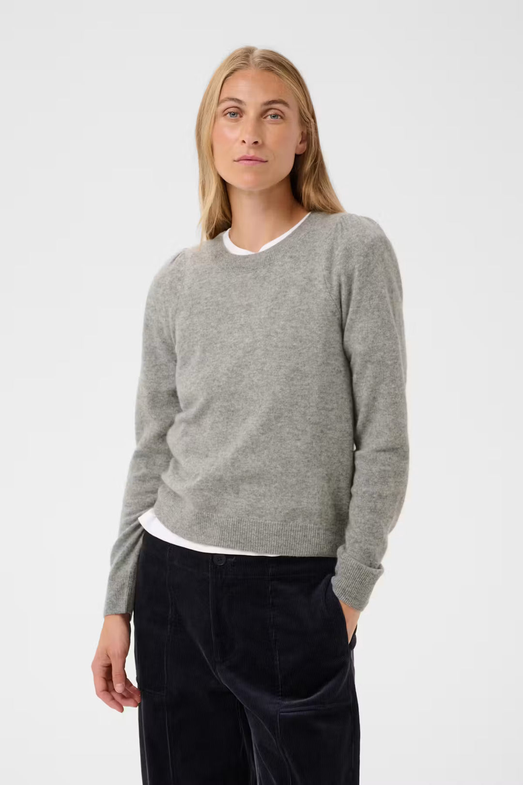 EVINA PULLOVER (STEEPLE GREY MELANGE) - PART TWO
