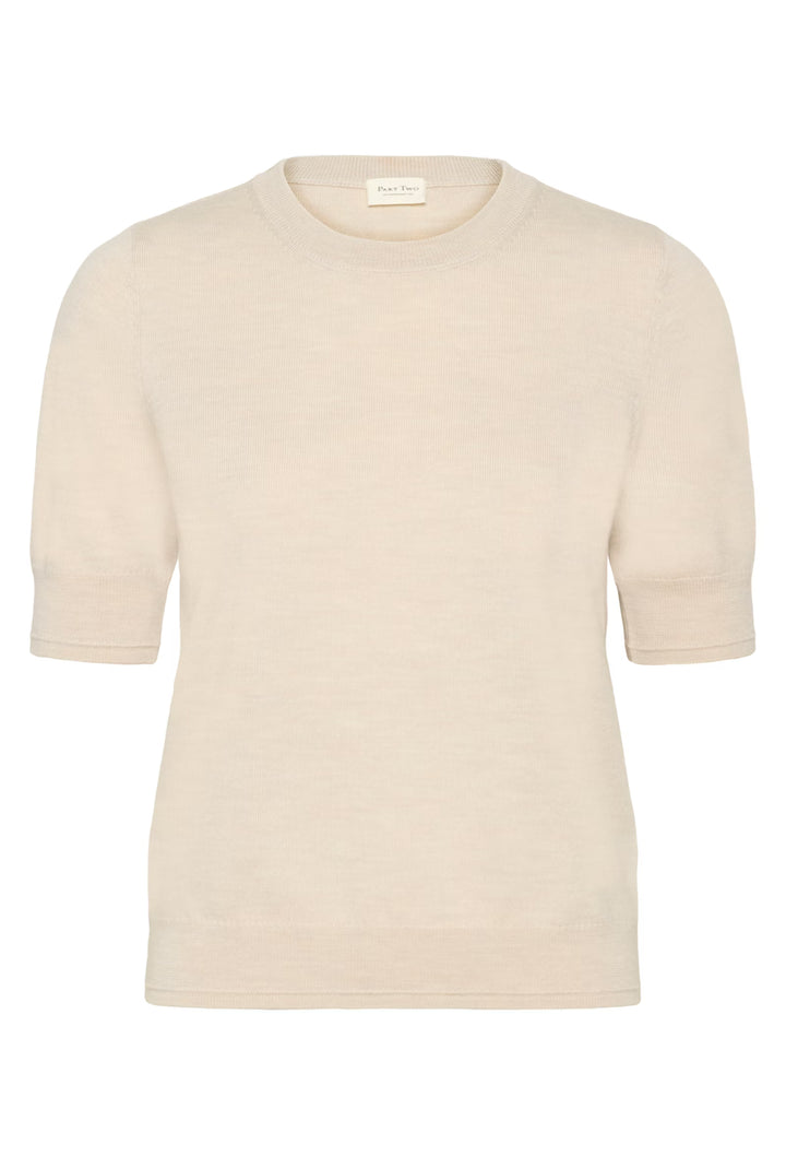 NATANYA PULLOVER SWEATER (NATURAL MELANGE) - PART TWO