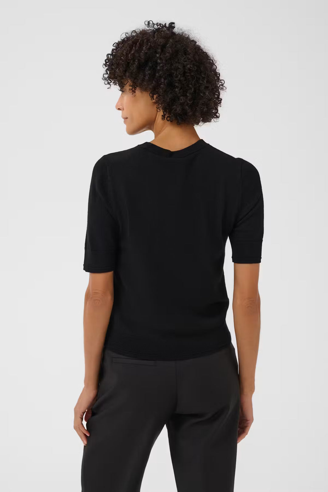 NATANYA S/S WOOL KNIT (BLACK) - PART TWO