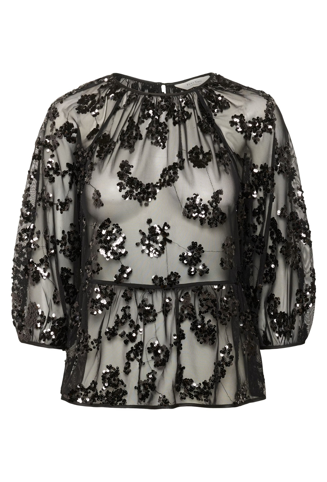 VIVAN FLOWER SEQUIN BLOUSE - PART TWO