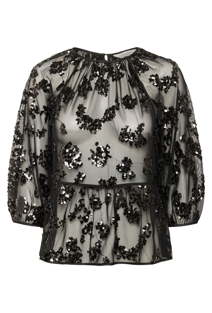 VIVAN FLOWER SEQUIN BLOUSE - PART TWO
