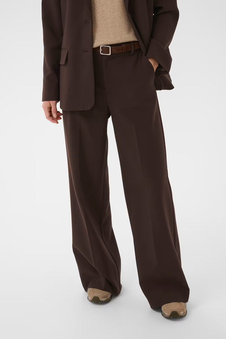 NINNESA WIDE LEG PANT (MOLE) - PART TWO