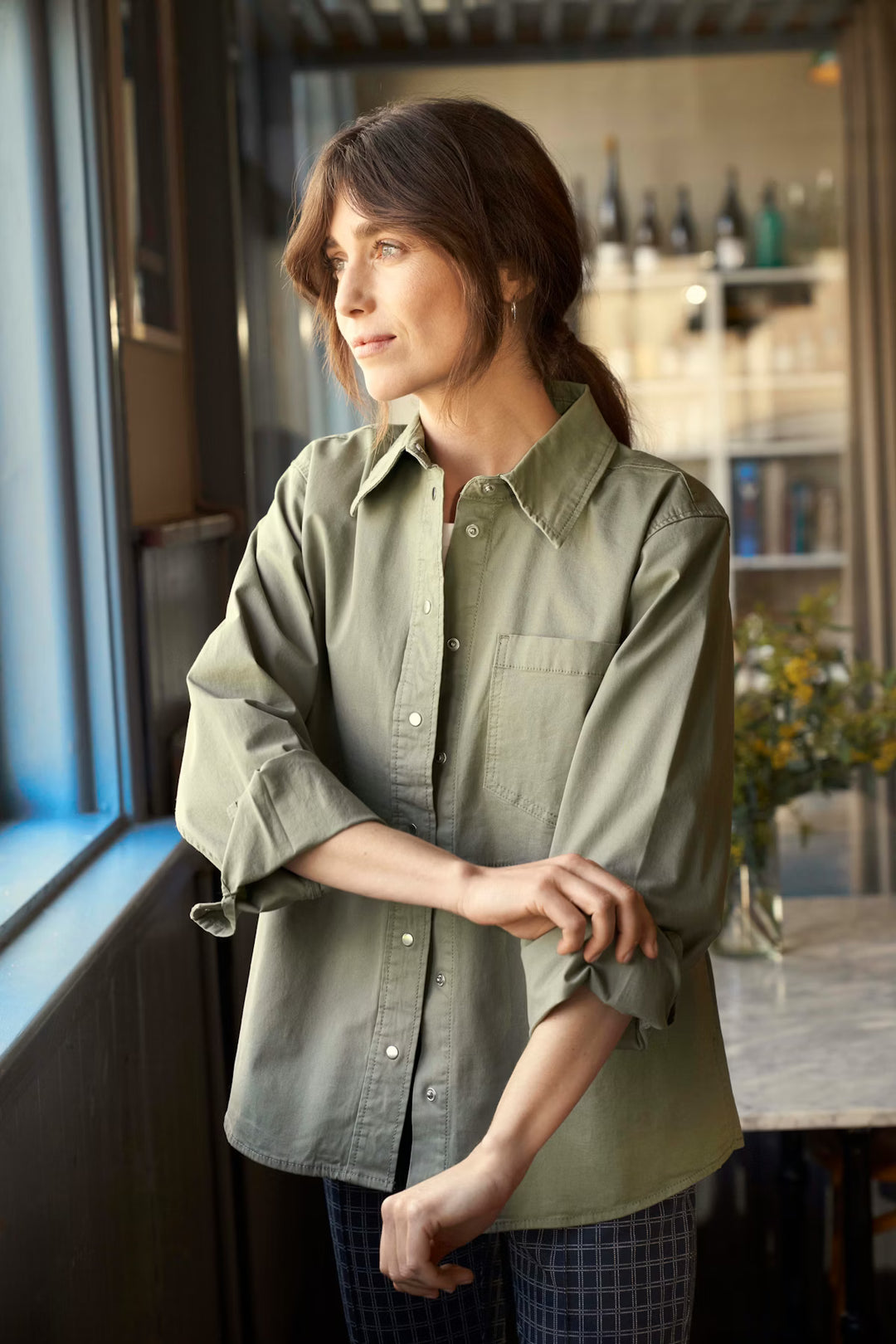 NAYLA SHIRT JACKET (VETIVER) - PART TWO