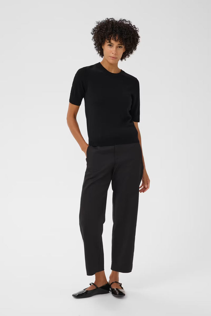 NATANYA S/S WOOL KNIT (BLACK) - PART TWO