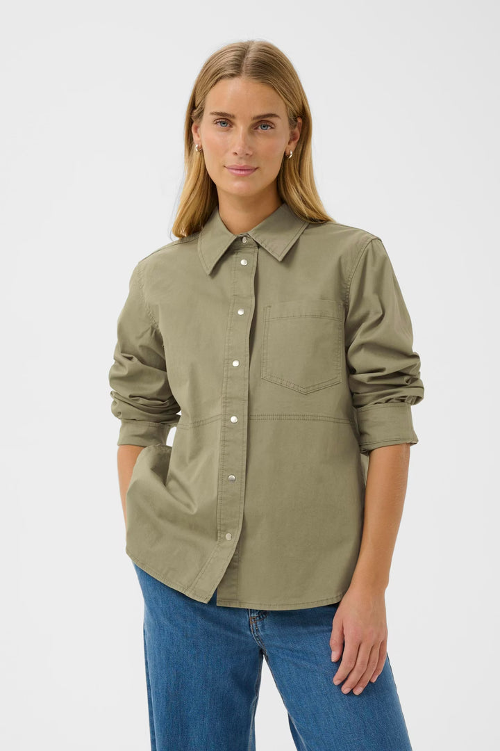 NAYLA SHIRT JACKET (VETIVER) - PART TWO