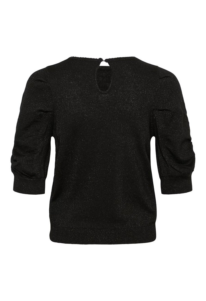 VARAIA PULLOVER BLOUSE (BLACK)- PART TWO