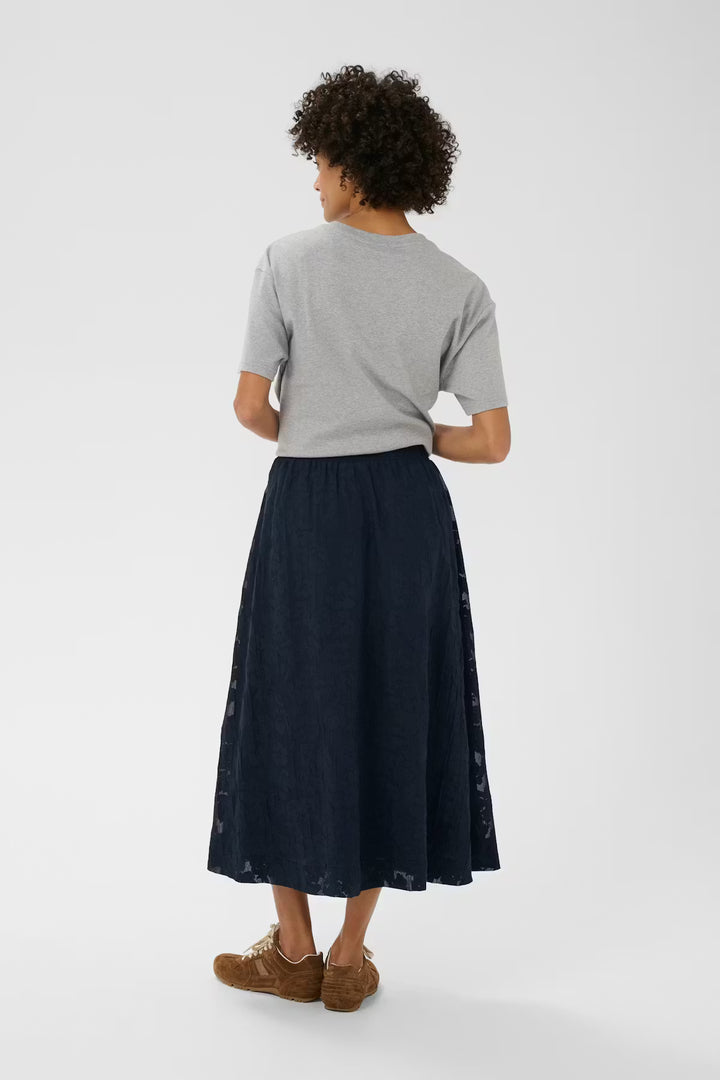 ZOYA LACE SKIRT (DARK NAVY BLURRE) - PART TWO