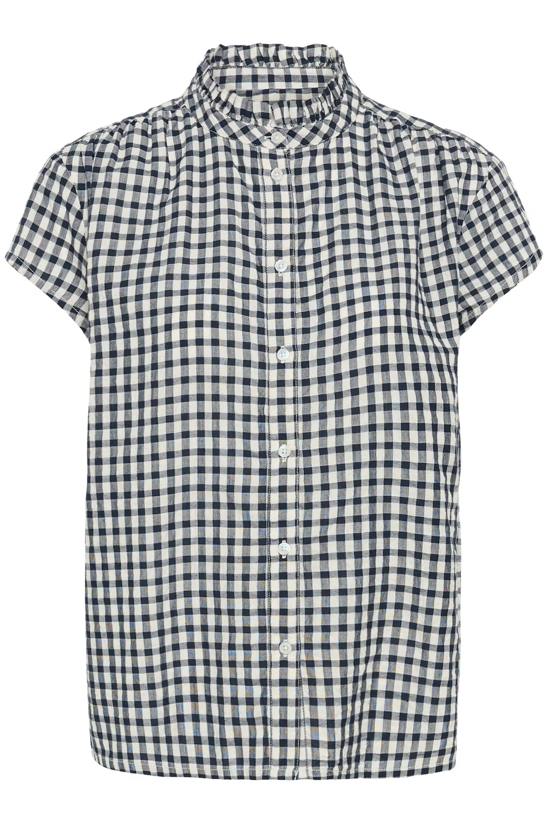 BJANKA CHECK BLOUSE (BLUE CHECK) - PART TWO