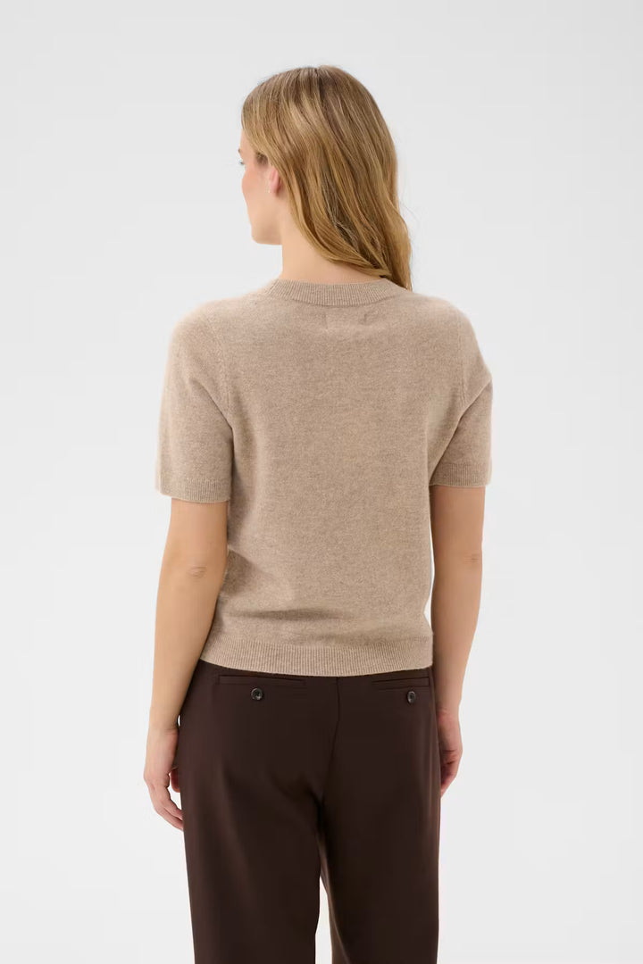 EVERLOTTA PULLOVER CASHMERE SWEATER (LIGHT CAMEL MELANGE) - PART TWO