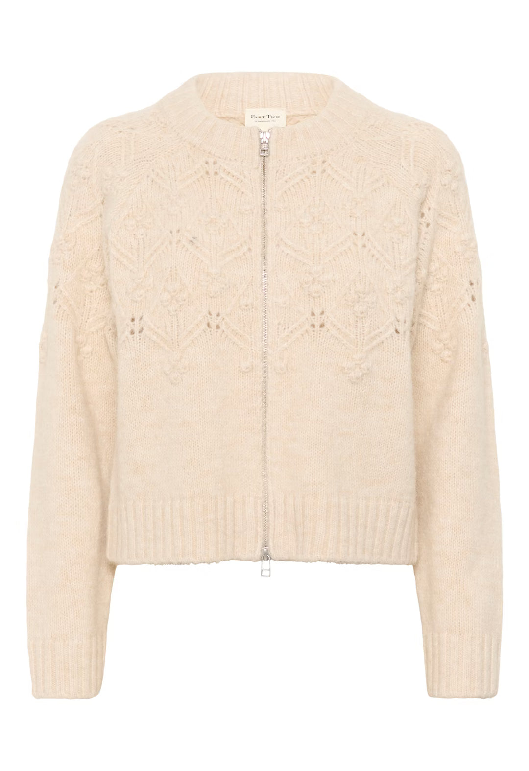 VERNIE KNIT ZIP UP CARDIGAN - PART TWO