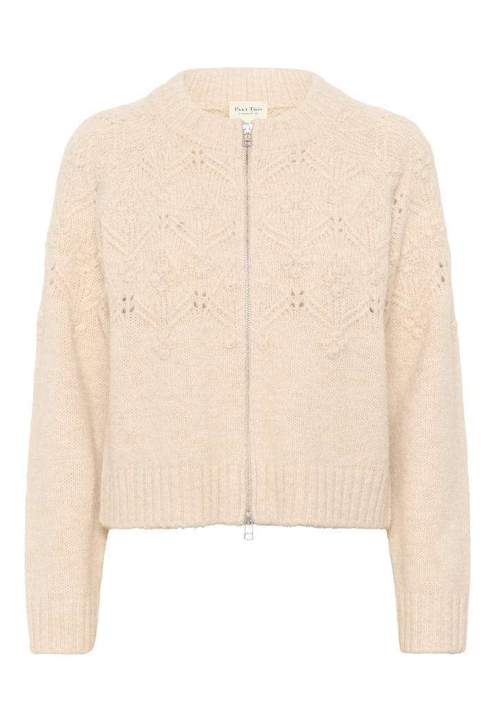 VERNIE KNIT ZIP UP CARDIGAN - PART TWO