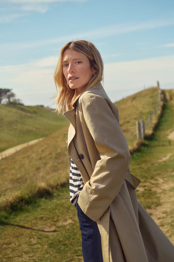 AUBRIE TRENCH COAT (TRAVERTINE) - PART TWO