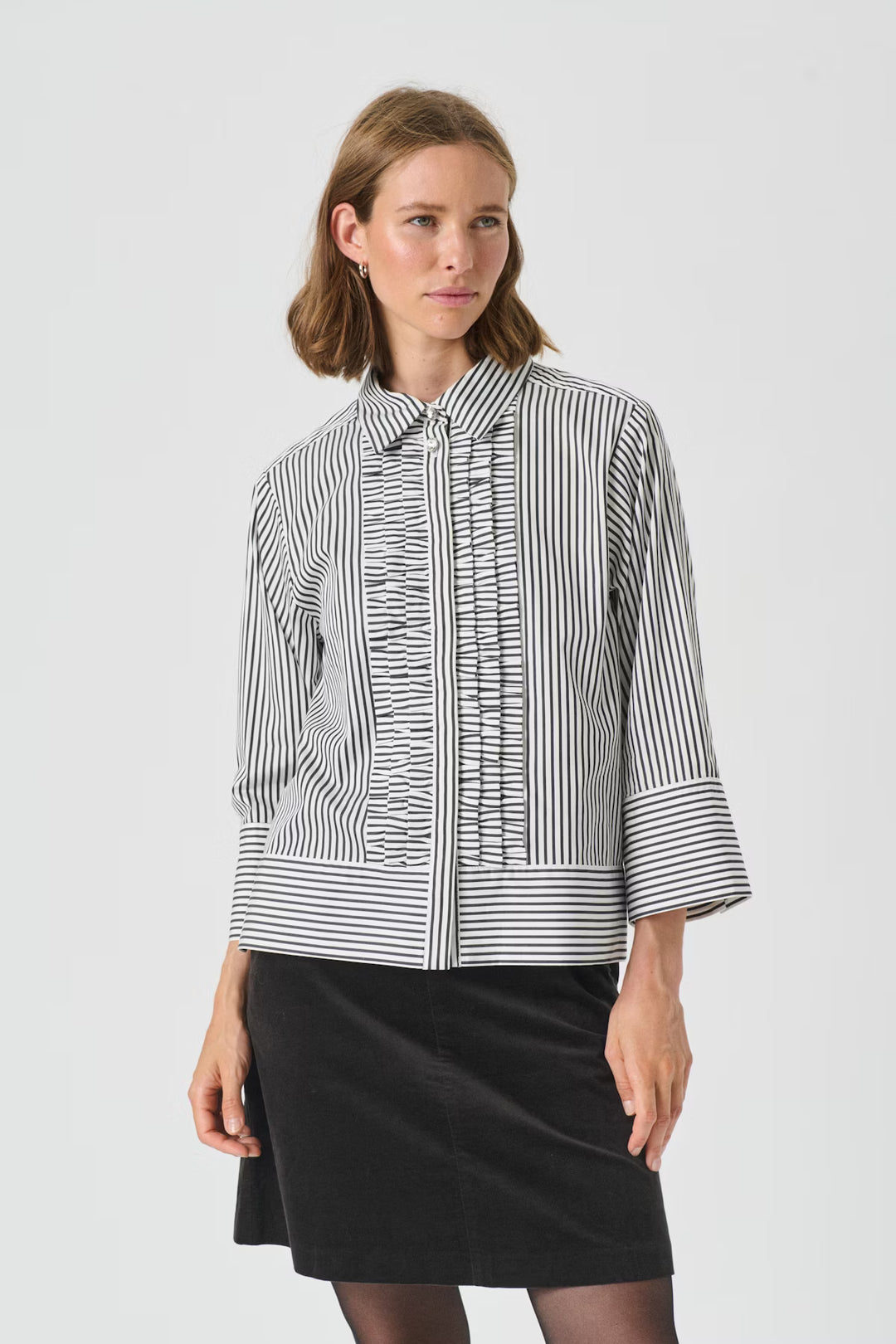 VINNY BLACK STRIPE SHIRT - PART TWO