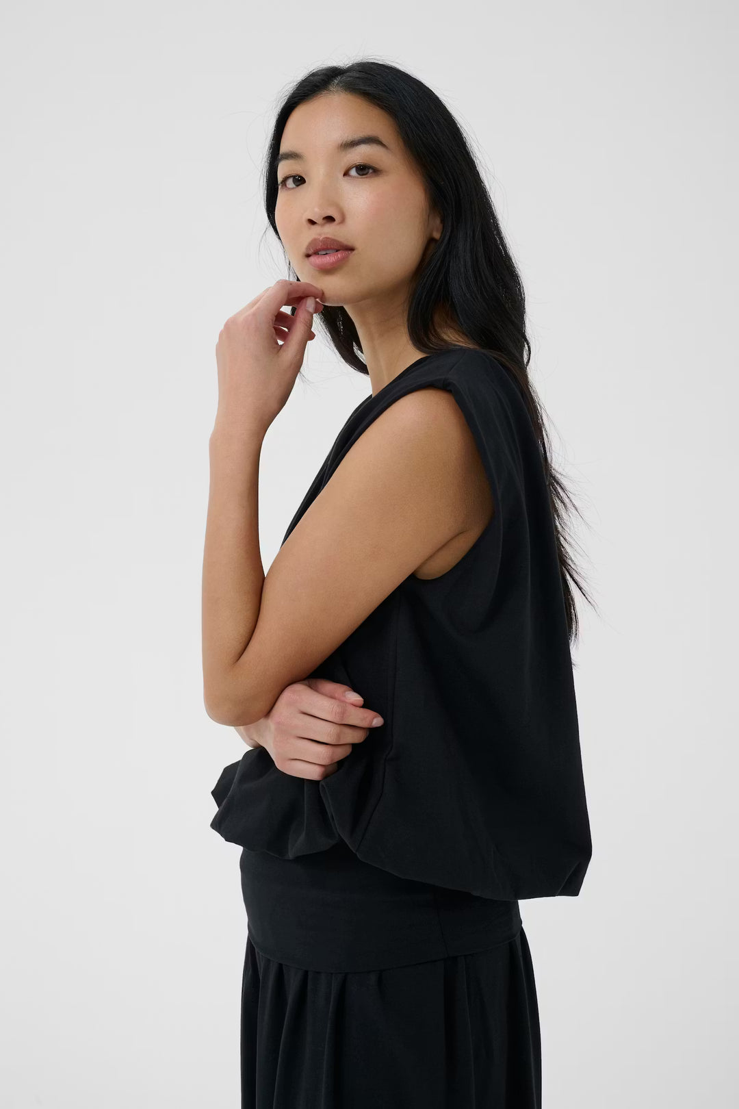 BERTHINE TOP (BLACK) - PART TWO