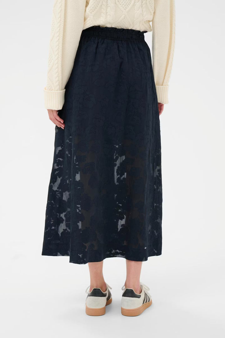 ZOYA LACE SKIRT (DARK NAVY BLURRE) - PART TWO