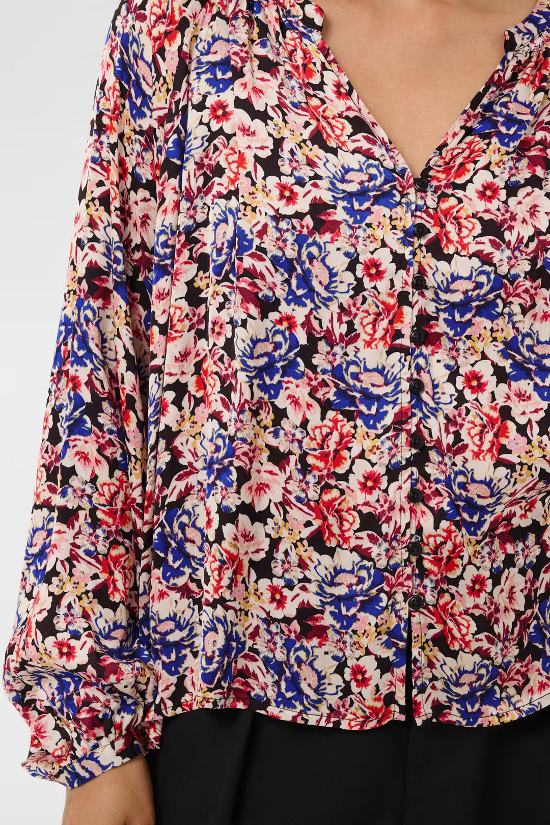 DOAA BLOUSE (MULTI FLOWER PRINT) - PART TWO