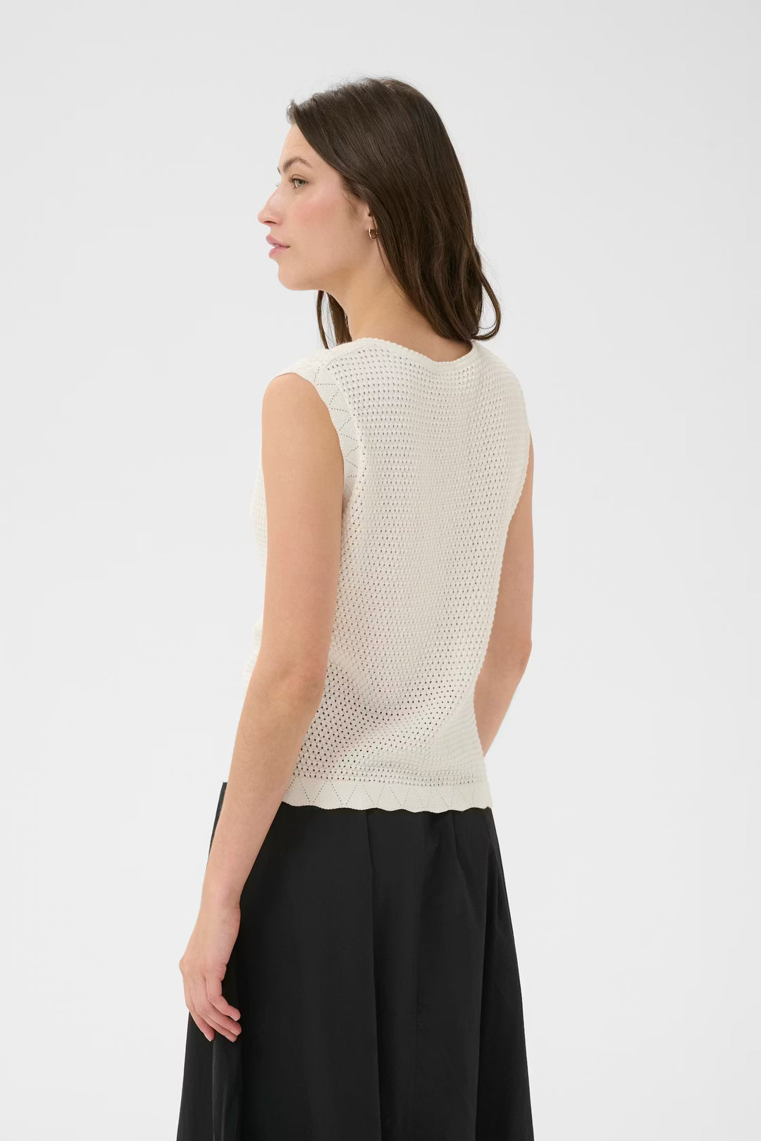 BOLISSA KNITTED VEST (WHISPER WHITE) - PART TWO