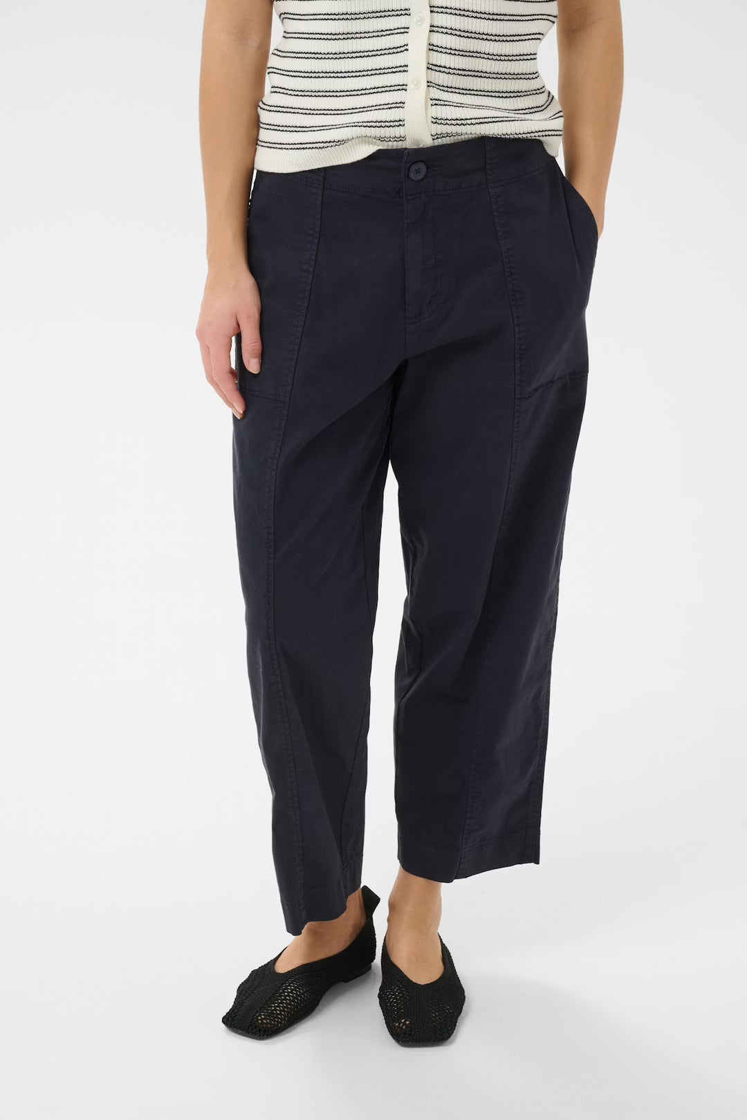 THE NETTA PANT (DARK NAVY) - PART TWO