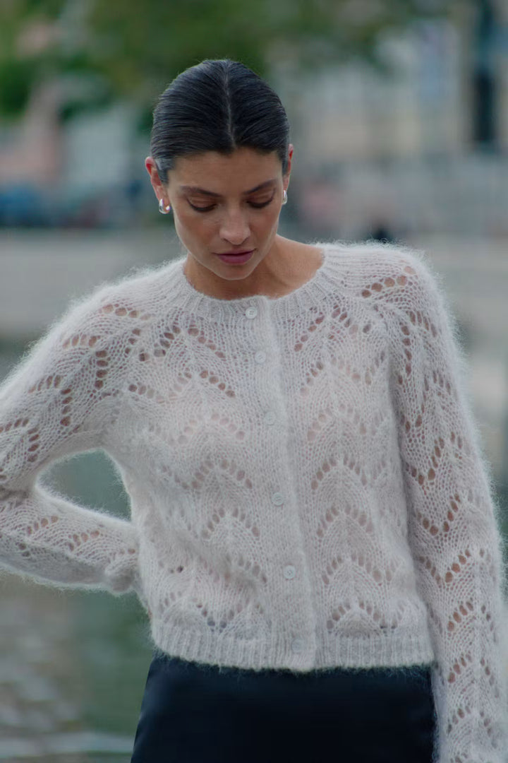 DINAH CARDIGAN (WHITECAP GRAY) - PART TWO