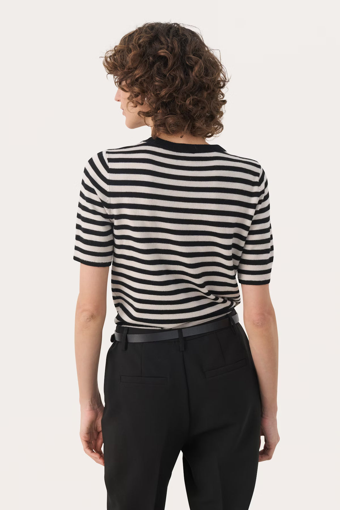 NATANYA STRIPED KNIT TOP - PART TWO